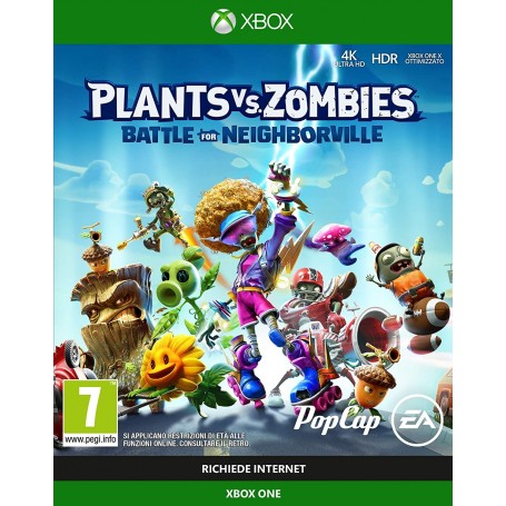 Videogiochi PLANTS VS ZOMBIES: BATTLE FOR NEIGHBORVILLE XBOX ONE DVD FISICO GIOCO IN ITALIANO NUOVO