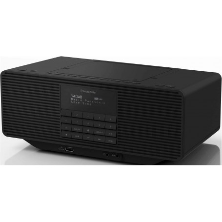 Home Panasonic RX-D70BTEG-K Radio Digitale All-In-One con Fm Dab+ Cd USB Aux Bluetooth Rds Sveglia