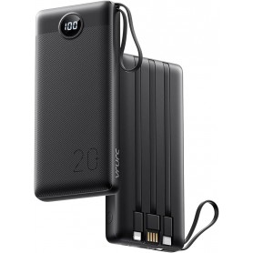 Caricabatterie VRURC POWER BANK 20000MAH USB C POWERBANK CON 4 USCITE & 2 INGRESSI