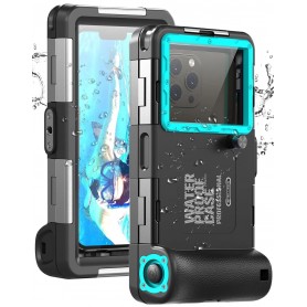 Immagine di copertina Custodia Impermeabile per telefoni fino a 6.8" Subacquea Professionale IP68 15M