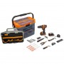 Ferramenta TRAPANO AVVITATORE BLACK+DECKER A BATTERIA CON PERCUSSIONE BCKSB04-QW 18Vx2 1,5 Ah Litio