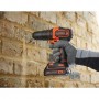 Ferramenta TRAPANO AVVITATORE BLACK+DECKER A BATTERIA CON PERCUSSIONE BCKSB04-QW 18Vx2 1,5 Ah Litio
