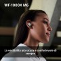 Cuffie e Microfoni Sony WF-1000XM6 Auricolari Wireless Cancellazione del Rumore iOS/Android Nero