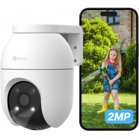 Sistemi di Sicurezza EZVIZ Telecamera Wi-Fi Esterno 1080p Copertura a 360° Visione Notturna C8c 2MP