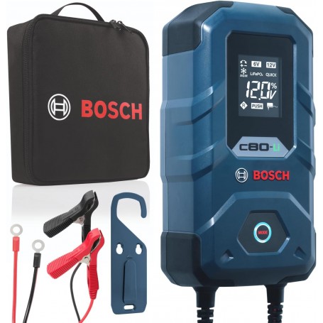 Home Bosch C80-Li Caricabatterie per auto 12 V/15 A Batterie Piombo-Acido Litio