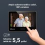 Sistemi di Sicurezza EZVIZ EP4 Spioncino WiFi 4K Schermo Batteria 7100mAh Riconoscimento Facciale AI