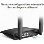 Router TP-Link TL-MR100 Router 4G LTE 300 Mbps Wireless LAN/WAN Plug & Play Antenne