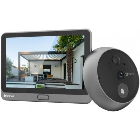 Sistemi di Sicurezza EZVIZ CP4 Spioncino Digitale WiFi 1080P Schermo Touch 4.3" Audio Bidirezionale