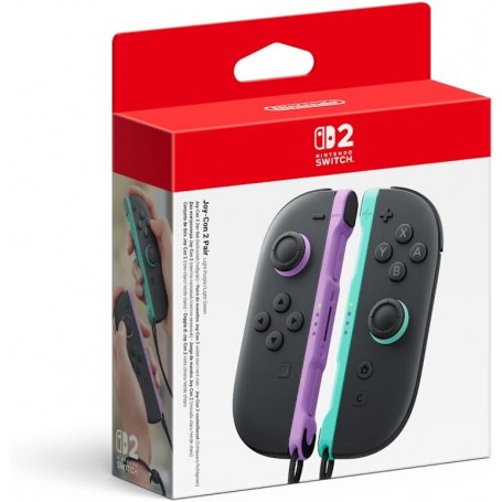 Accessori Set da due Controller Joy-Con Viola chiaro -Verde Chiaro per Nintendo Switch 2