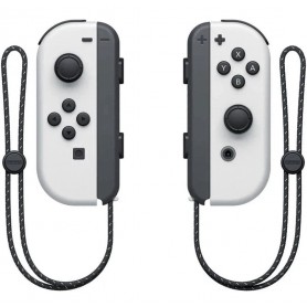 Accessori Coppia Controller OLED Ufficiali Nintendo Switch Bianchi Originali