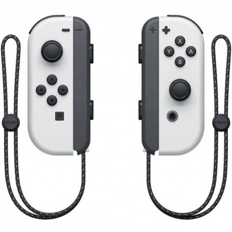 Accessori Coppia Controller OLED Ufficiali Nintendo Switch Bianchi Originali