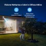Sistemi di Sicurezza 2X EZVIZ Telecamera Wi-Fi Esterno 1080p Copertura a 360° Visione Notturna C8c 2MP