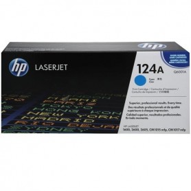 Toner HP Q6001A 124A TONER ORIGINALE CIANO LASERJET 1600 2600 2605