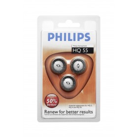 Cura della Persona TESTINE DI RASATURA ORIGINALI PHILIPS HQ55/40