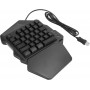 Tastiere e Mouse TASTIERA DA GIOCO A UNA MANO RGB RETROILLUMINATA 35 TASTI PUBG LOL WOW DOTA2