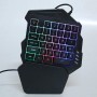 Tastiere e Mouse TASTIERA DA GIOCO A UNA MANO RGB RETROILLUMINATA 35 TASTI PUBG LOL WOW DOTA2