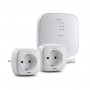 Vari GIGASET PLUG PACK KIT HUB + 2 PRESE INTELLIGENTI CONTROLLO DELLA CASA GOOGLE ALEXA