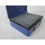 Ferramenta CASSETTA DI SICUREZZA PORTAVALORI 2 CHIAVI PORTA MONETE - 23X18X8 CM BLU