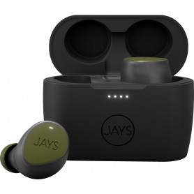 Cuffie e Microfoni CUFFIE IN-EAR JAYS M-SEVEN WIRELESS VERDE WIRELESS SPORTIVE BLUETOOTH CONTROLLO VOCALE