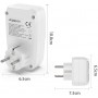 Elettronica e Elettricità MISURATORE COSTI ENERGETICI PRESA SCHERMO LCD PROTEZIONE DA SOVRACCARICO POTENZA MASSIMA 3680 W