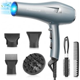 Cura della Persona ASCIUGACAPELLI PROFESSIONALE FASZINSTORM 2 VELOCITÀ 3 IMPOSTAZIONI DI CALORE DIFFUSORE SPAZZOLA