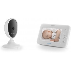 Infanzia Nuvita Baby Monitor Video Digitale Wireless 2,4GHz Visione Notturna Monitoraggio della Temperatura
