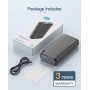 Batterie Caricabatterie Portatile Power Bank Kuulaa 26800mA PD 20W Ricarica Rapida con Tripla Uscita USB C/USB A