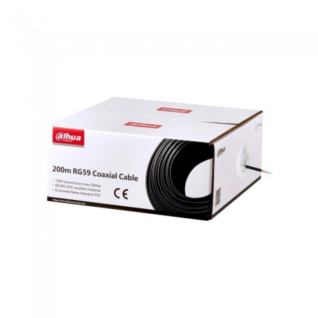 Elettronica e Elettricità MATASSA CAVO COASSIALE 200 METRI DAHUA DH-PFM930-59N RG59 VIDEOSORVEGLIANZA