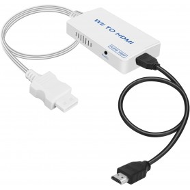 Adattatori Adattatore da Wii a HDMI con cavo HDMI Full HD 1080p/720p audio da 3,5 mm