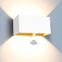 Elettronica e Elettricità Applique da parete Kingwei 20W EU1281-GY 1 Pezzo per interno/esterno BIANCO