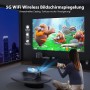 Televisori VIDEOPROIETTORE WIELIO GC05 FULL HD HDMI WIFI BLUETOOTH USB 1080P PORTATILE