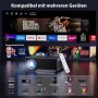 Televisori VIDEOPROIETTORE WIELIO GC05 FULL HD HDMI WIFI BLUETOOTH USB 1080P PORTATILE