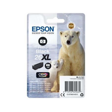 Cartucce CARTUCCIA EPSON 26 XL ORSO ORIGINALE - MULTIPACK COLORI