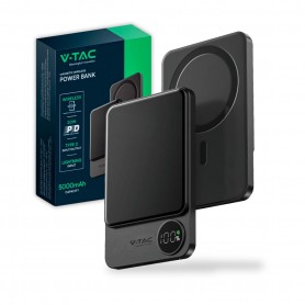 Caricabatterie V-TAC Power Bank 7850 5.000 mAh MagSafe Magnetico
