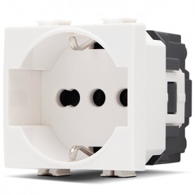 Elettronica e Elettricità PRESA SCHUKO MAPAM UNEL JOY BIANCO COMPATIBILE CON BTICINO MATIX