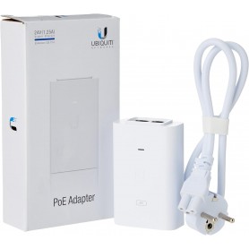 Altro materiale di Rete Ubiquiti Networks POE-24-30W-G-WH Adattatore PoE 24V-EU Bianco