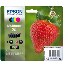 Cartucce CARTUCCIA EPSON 29 FRAGOLA ORIGINALE MULTIPACK FORMATO STANDARD 4 COLORI