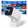 Monitor Video Proiettore SEPYMP F800 1080P WiFi 6 BT 5.2 Android 11 Bianco