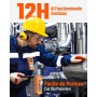 Sistemi di Sicurezza TopTes Guard-122 Rilevatore Gas Monitor per 4 Gas H2S/CO/LEL/O2 con Allarme