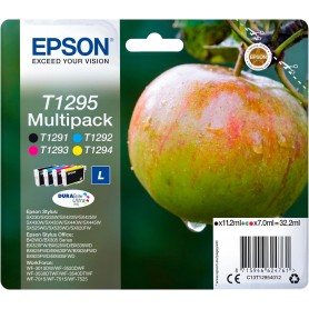 Cartucce CARTUCCIA EPSON T1295 MELA MULTIPACK FORMATO STANDARD 4 COLORI