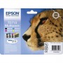 Cartucce CARTUCCIA EPSON T0715 GHEPARDO ORIGINALE MULTIPACK FORMATO STANDARD 4 COLORI