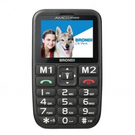Cellulari e Smartphone CELLULARE BRONDI AMICO STILOSO DUAL SIM NERO