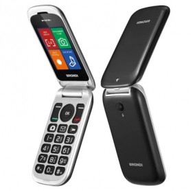 Cellulari e Smartphone BRONDI CELLULARE STONE + CLAMSHELL DUAL SIM NERO