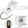 Elettronica e Elettricità Applique da parete Kingwei 12W EU792GN BIANCO 8 Pezzi per interni/esterni 1000Lumen