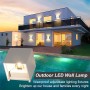 Elettronica e Elettricità Applique da parete Kingwei 12W EU792GN BIANCO 8 Pezzi per interni/esterni 1000Lumen