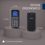Cellulari e Smartphone PANASONIC KX-TU110EXB TELEFONO PER ANZIANI NERO DUAL SIM 1,77"