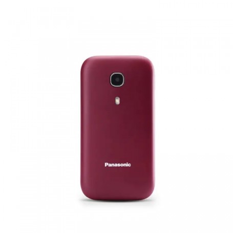 Cellulari e Smartphone PANASONIC KX-TU400EXR TELEFONO CELLULARE IDEALE PER ANZIANI CON VIVAVOCE ROSSO