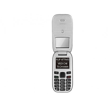 Telefoni fissi e Cordless CELLULARE GSM BRONDI WINDOW+ FLIP ATTIVO DUAL SIM COLORE NERO
