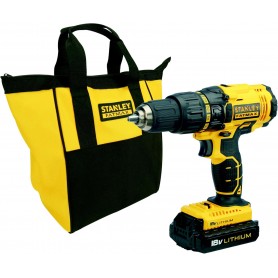 Ferramenta TRAPANO A PERCUSSIONE STANLEY FATMAX FMC626C2S-QW 18V 25.500 COLPI/MIN 2 BATTERIE AL LITIO DA 1,3 AH CARICATORE BO...
