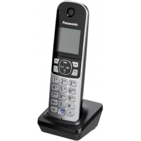Home PANASONIC KX-TGA681 TELEFONO CORDLESS NERO CON BASE DI RICARICA